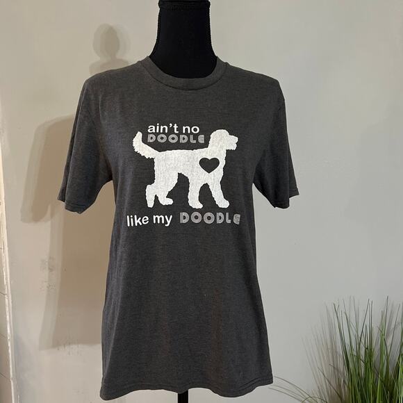 DISTRICT PERFECT TRI DOODLE GRAY TSHIRT SMALL - Picture 1 of 7